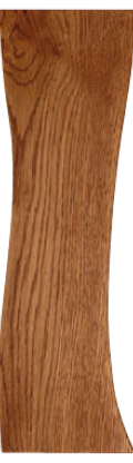 Organinių formų parketas - Transparent Mahogany
