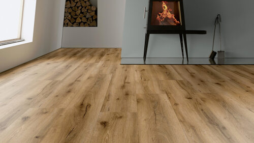 CLICK Sistemos Vinilas Ter Hurne   - Oak Barcelona long plank 
