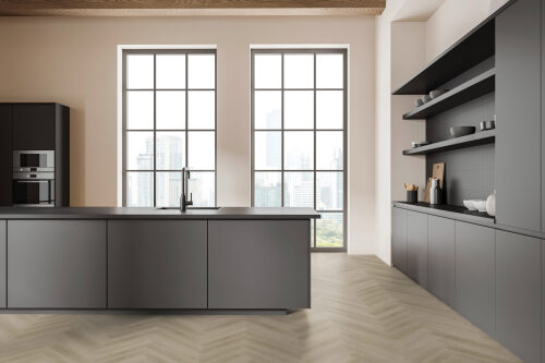 Vinilas Eglutės raštu Workshop55 - Raw Oak Light Natural