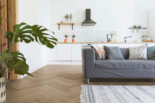 Vinilas Eglutės raštu Workshop55 - Prestige Oak Light Amber