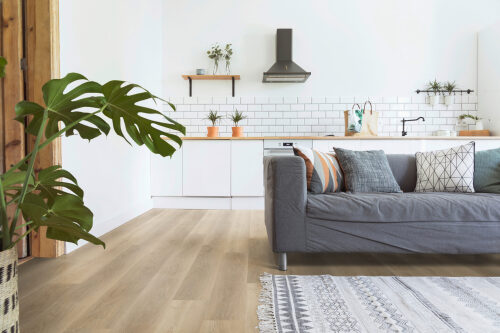 CLICK Sistemos Vinilas Su Paklotu   - Soft Oak Natural