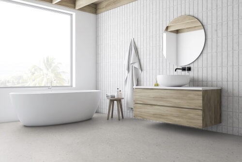 Klijuojamas Vinilas Home 30 - Cement Terrazzo Beige