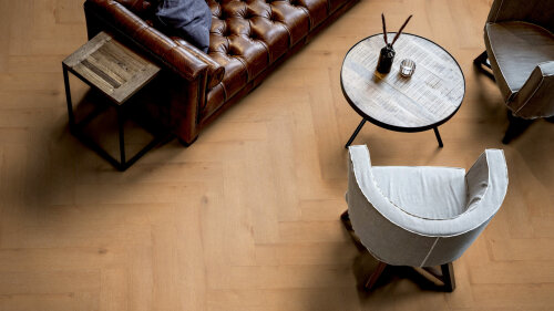 Klijuojamas Vinilas Ter Hürne  -  Oak Hamburg herringbone 