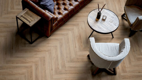 Klijuojamas Vinilas Ter Hürne  - Oak Malaga herringbone 