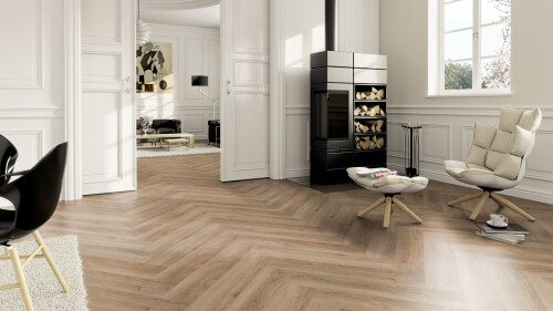 Klijuojamas Vinilas Ter Hürne  - Oak Malaga herringbone 