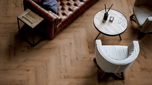 Klijuojamas Vinilas Ter Hürne  - Oak Washington herringbone 